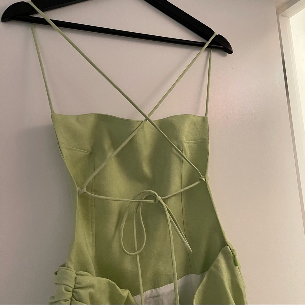 **NWT - Jacquemus Green 'La Robe Saudade' Dress - SZ 36 - Picture 13 of 16